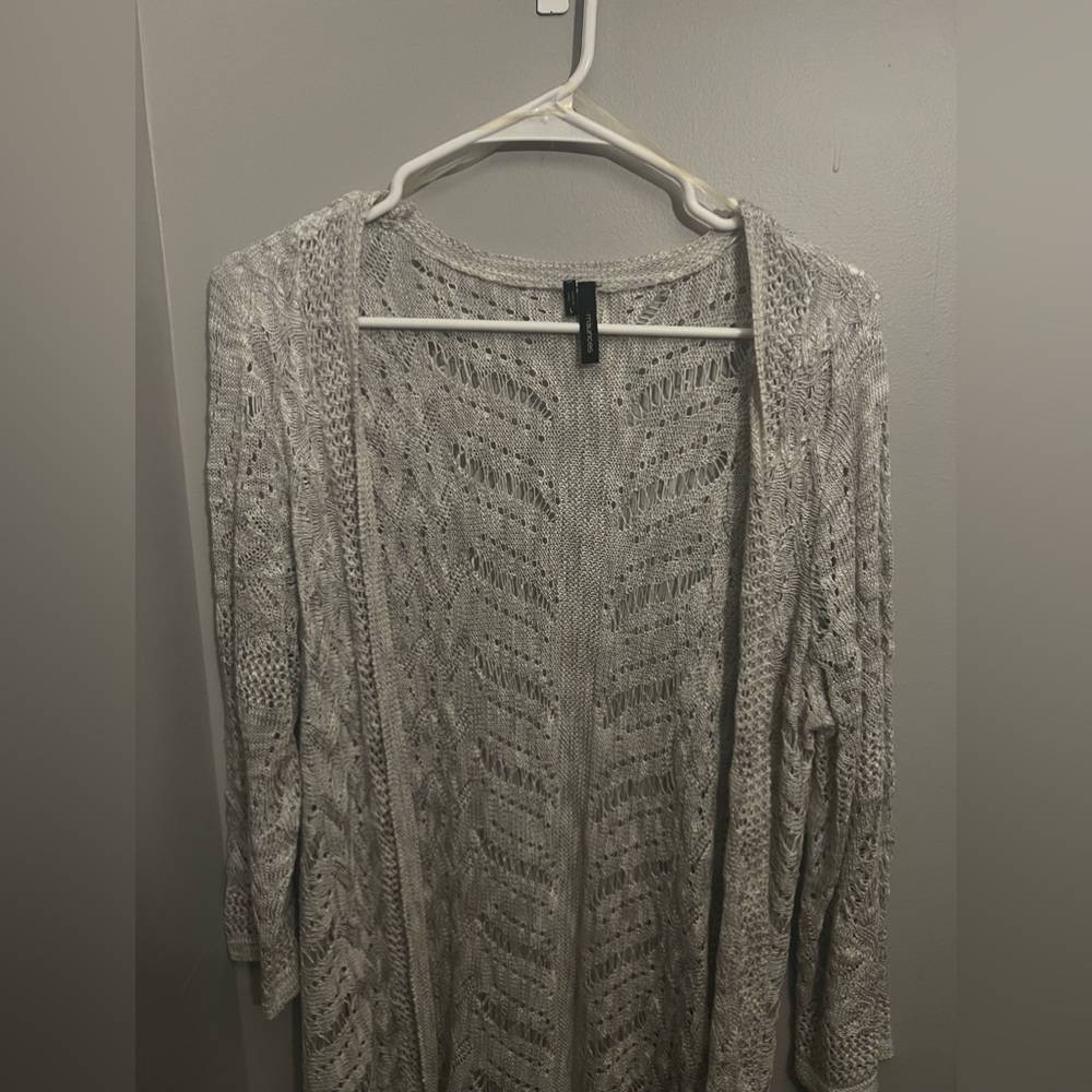 Grey cardigan